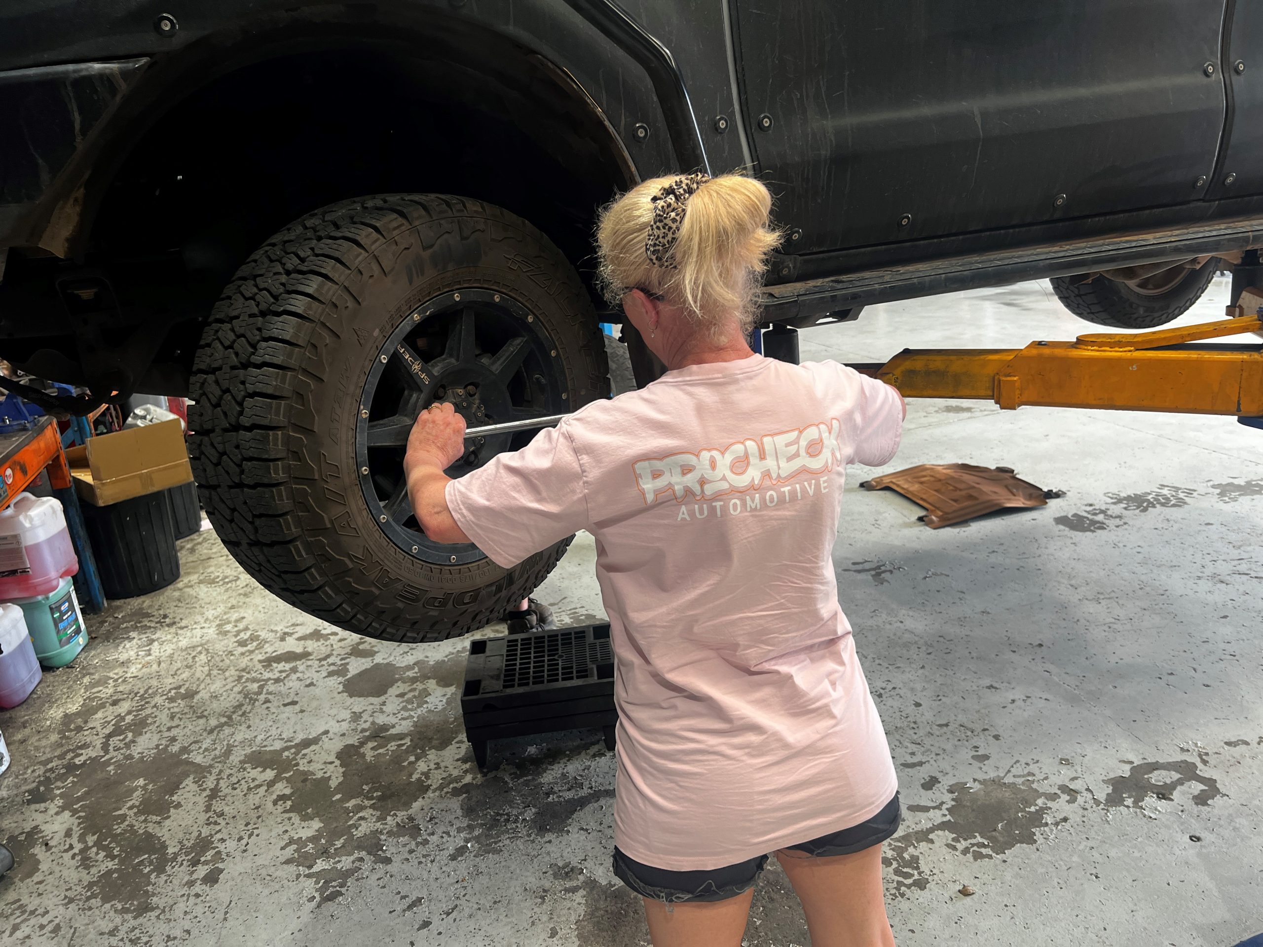 Pink Procheck Team T-Shirt