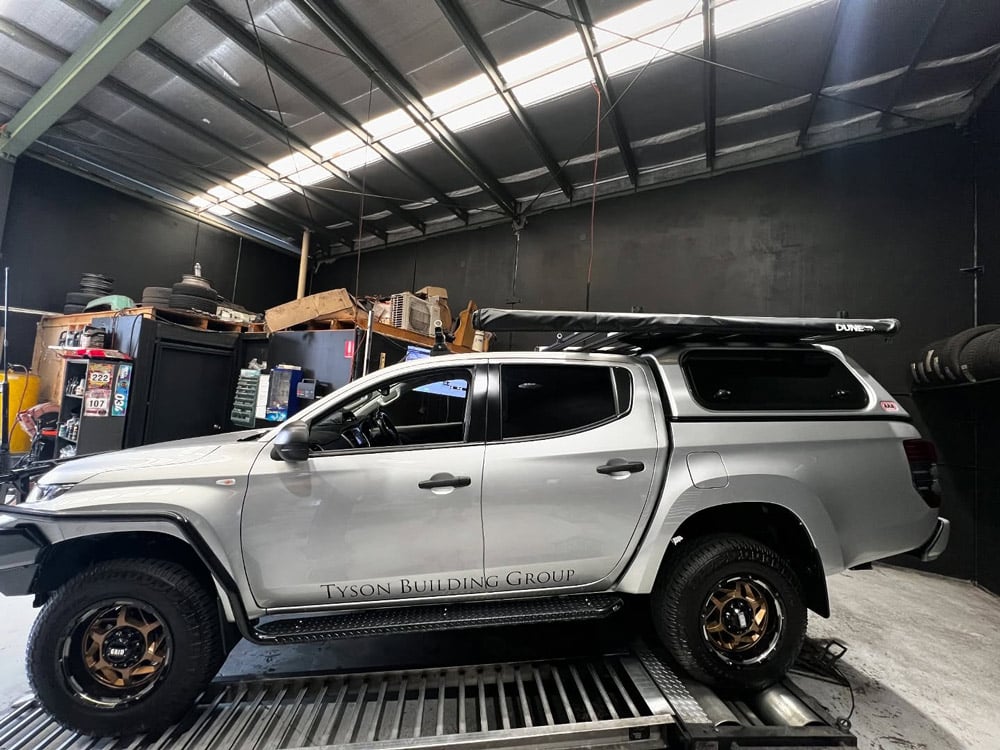 Maintenance of A Company Vehicle in A Garage